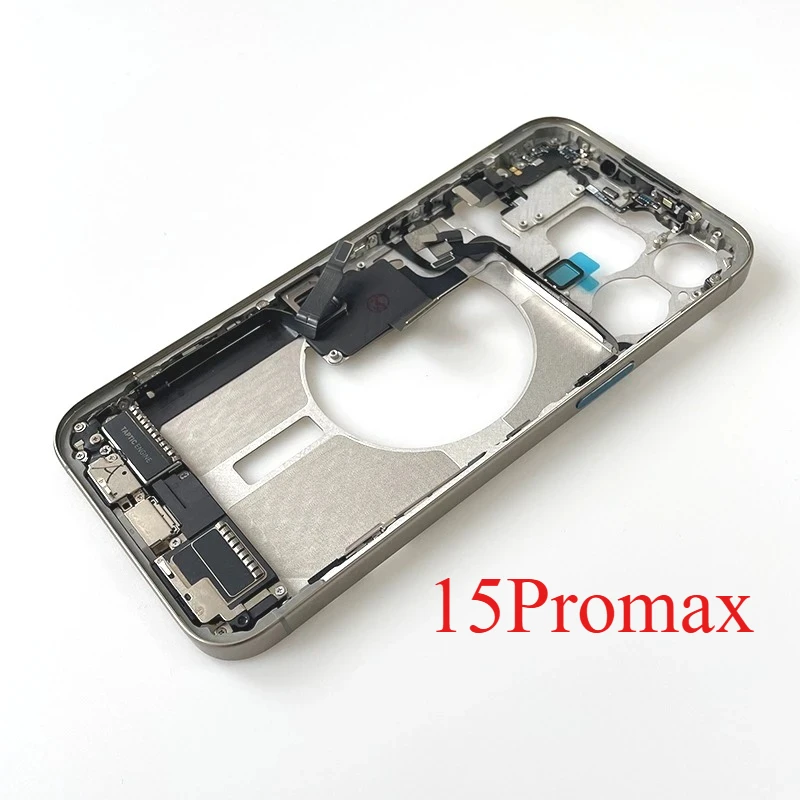 なな（部品取り用）iPhone 15 Pro Max For iPhone 15 Pro Max Full Housing Middle Frame Bezel With Volume