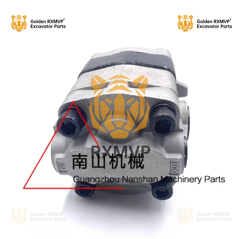 For Yanmar Vio 55 Gear Pump Psvd2-27e Dual Pilot Pump Hydraulic Pump Tailpipe Auxiliary Pump Excavator