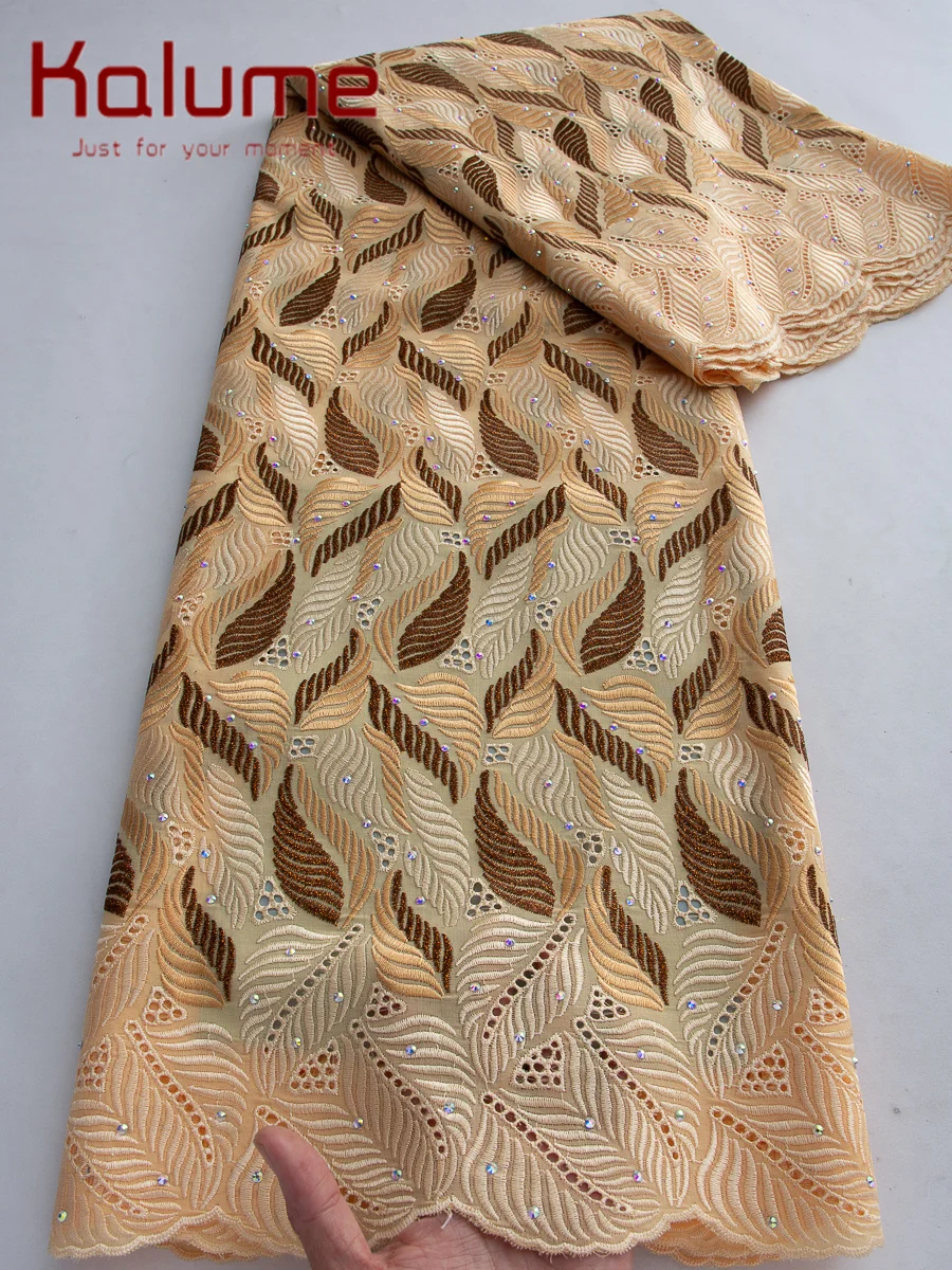 

Kalume African Cotton Swiss Voile Lace Fabric Latest Lace Fabric High Quality 2026 Nigerian Lace Fabric for Women Party Material