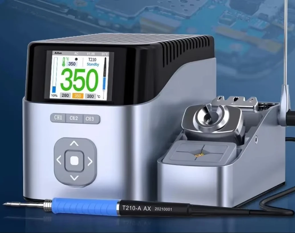 

T410 Intelligent Soldering Station With Electric Soldering Iron T210 For Mobile Phone SMD BGA Repair