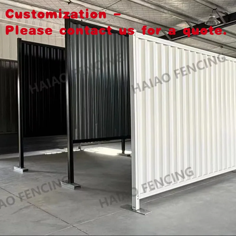 مخصص. الثقيلة مسحوق الصلب المعدني الأسترالي المغلفة المموج الخصوصية جدار Colorbond سياج حديقة لوحات السياج #1