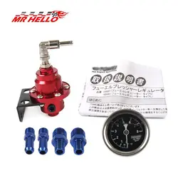 Automobile modified universal TOMEi adjustable fuel pressure regulating valve / fuel booster / pressure regulator with gauge