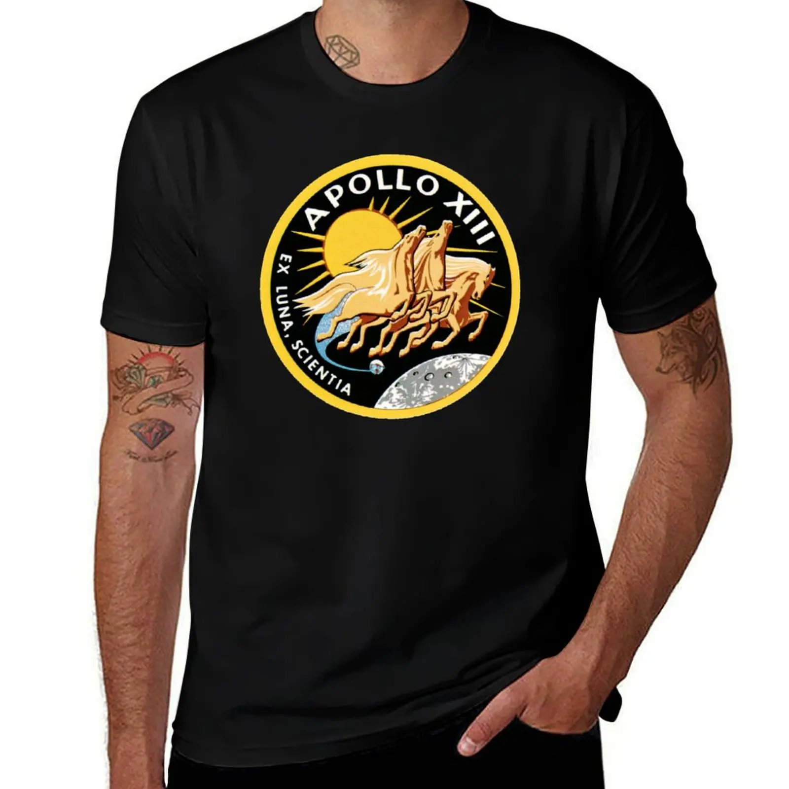

apollo 13 T-Shirt Luxury man cotton graphic tees blanks funny costumes clothing for men