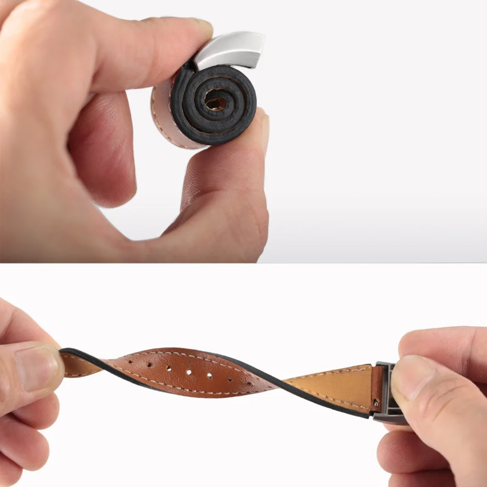 

Premium Watch Strap for Charge 2 Business Sports Daily Use Elegant Luxurious Brown Wristband Watch Band for Charge 2