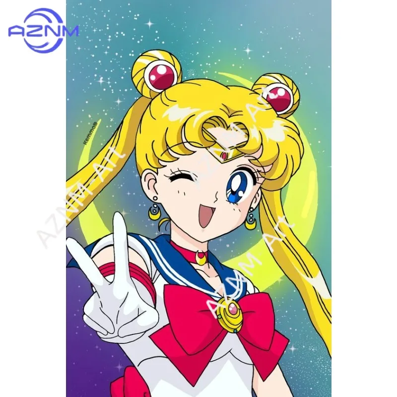 1pc Classic Anime Character-Sailor Moon Painting Decor