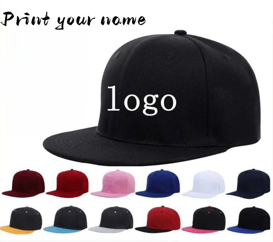 Custom logo Snapback caps Team prints monogram baseball caps personalized for male and female Golas Program Hip hop caps