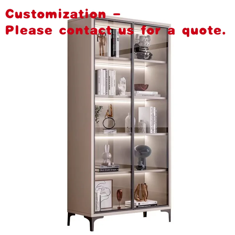 

custom.Store Modern Wooden Decor Storage Racks Sideboards Home bar Glass Display Cabinets