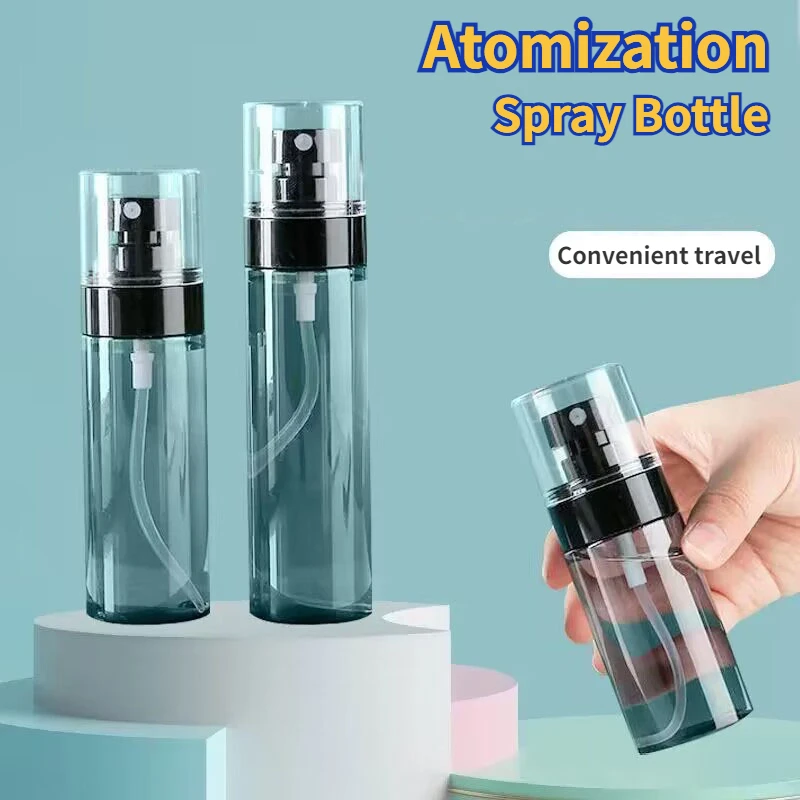 120ml Exquisite Spray Bottle Reuse Perfume Fine Mist Cosmetic Bottle Face Moisturizing Tool Travel Carry-on Cosmetic Container