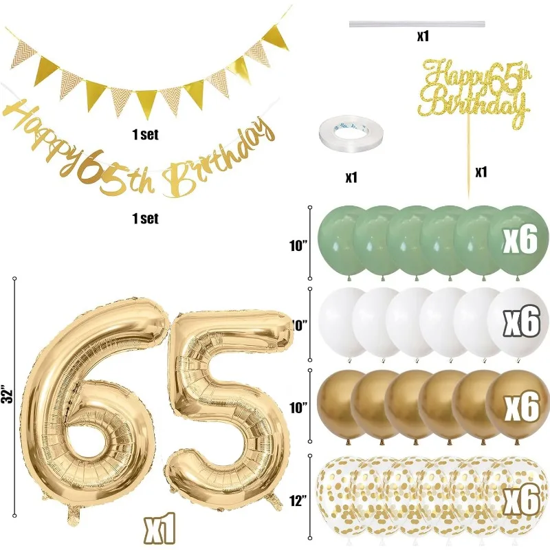 Décorations d'anniversaire vert sauge pour femmes, filles, garçons, adultes, décorations d'anniversaire bohème avec ballons verts dorés et pompons, bannière d'anniversaire en papier Décorations d'anniversaire vert sauge pour femmes, filles, garçons, adultes, décorations d'anniversaire bohème avec ballons verts dorés et pompons, bannière d'anniversaire en papier