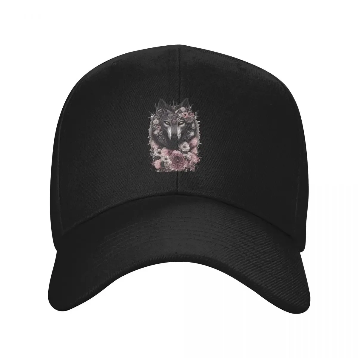 

Pink Wolf Baseball Cap Thermal Visor Sunhat Gentleman Hat Streetwear Women Men's