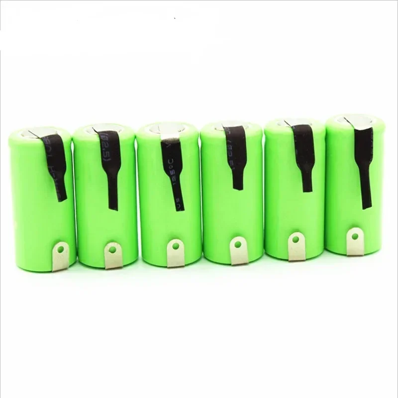 10/12/24pcs 2/3AA Ni-MH Battery AA 1.2V 600mAh Rechargeable Battery With Pins Wholesale