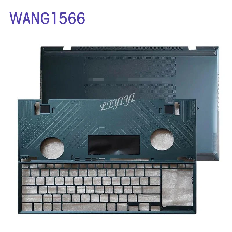 ZJ สําหรับ ASUS X2 Pro UX582 UX582L UX582F UX5100E แล็ปท็อปฝาครอบด้านบนด้านล่าง Palm REST แป้นพิมพ์กรอบด้านล่างกลับกรณี