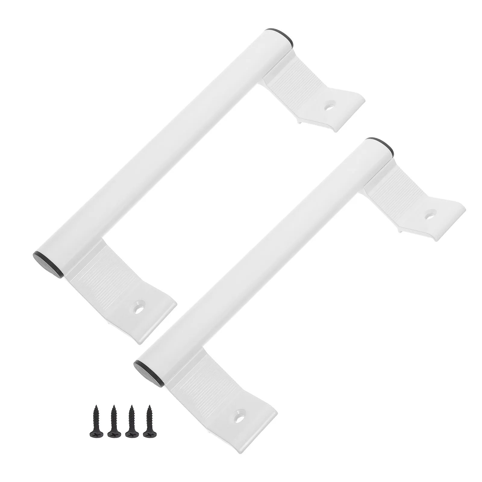 2Pcs Aluminum Alloy Pull Handles Small Tube Design Comfortable Grip Sliding Barn Door Handles for Cabinet Closet Door Drawer