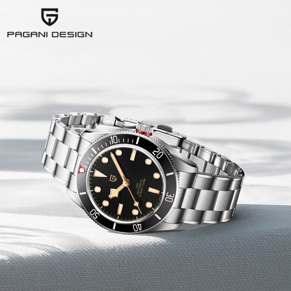 

2025latest Pagani design BB58 luxury men's watch retro mechanical watch NH35 automatic watch top AR sapphire mirror casual clock