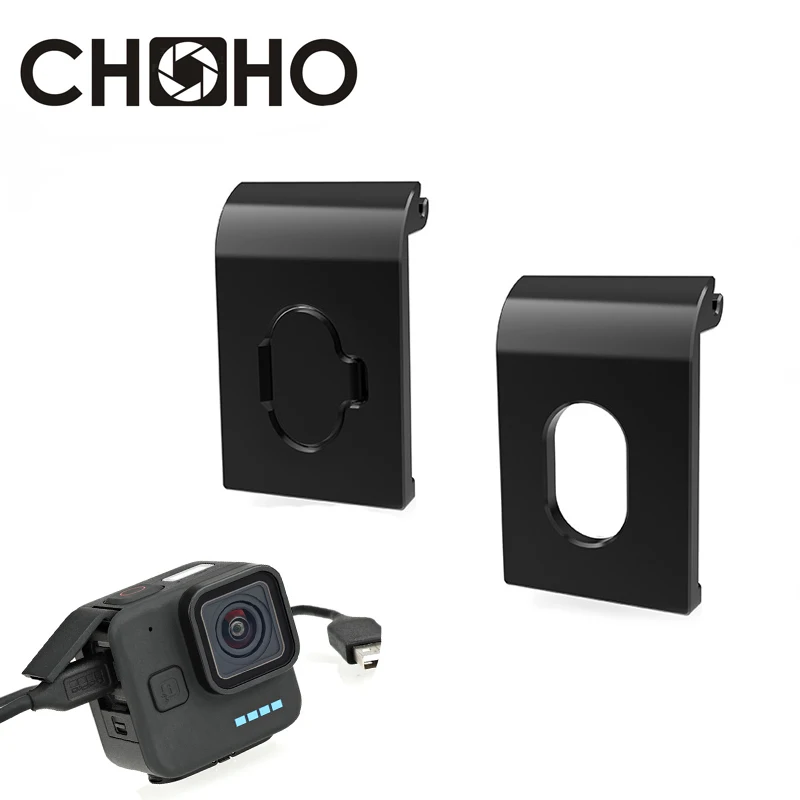 For GoPro 11 Black mini Accessories Rechargeable Metal Side Aluminum Cover Replacement Battery Lid Door  For Go Pro Hero 11 Mini