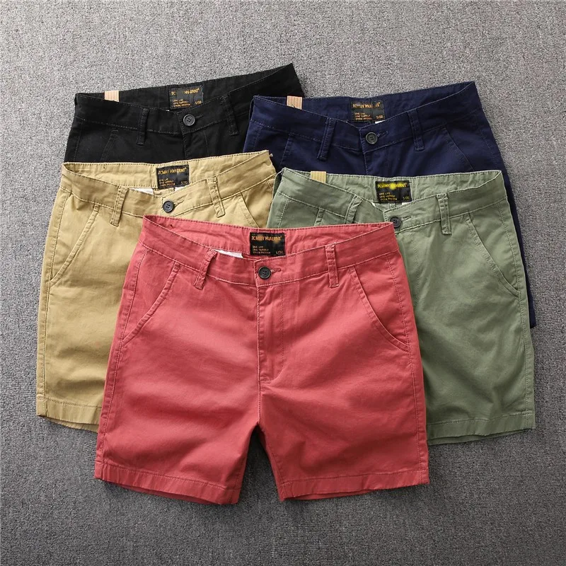 

Men's Cotton orts Summer Casual Breathable Beach Pants Tee-quarter Length Comfortable Lightweight Color Youth Sle