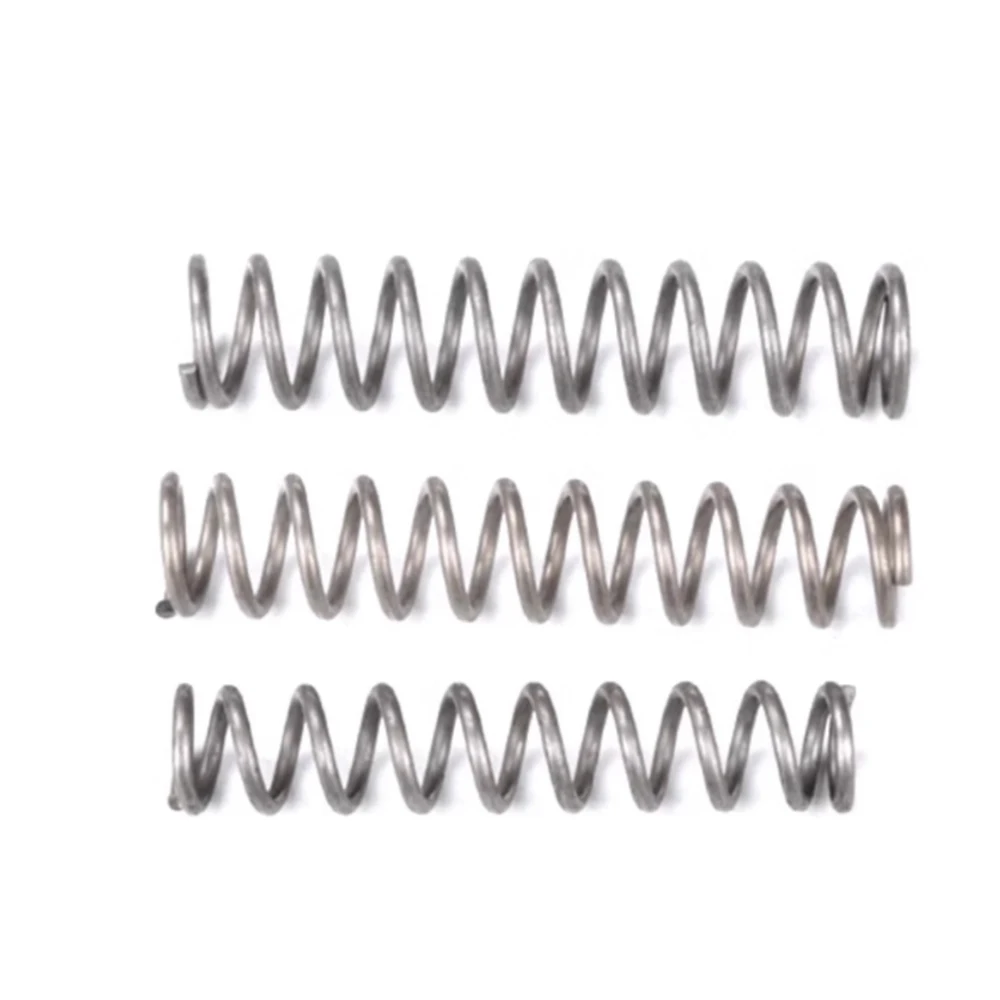 10/30/50 Pcs Compression Spring Return Spring Steel Wire Diameter 0.7mm Outside Diameter 4/4.5/5.5mm Length 15mm - 50mm