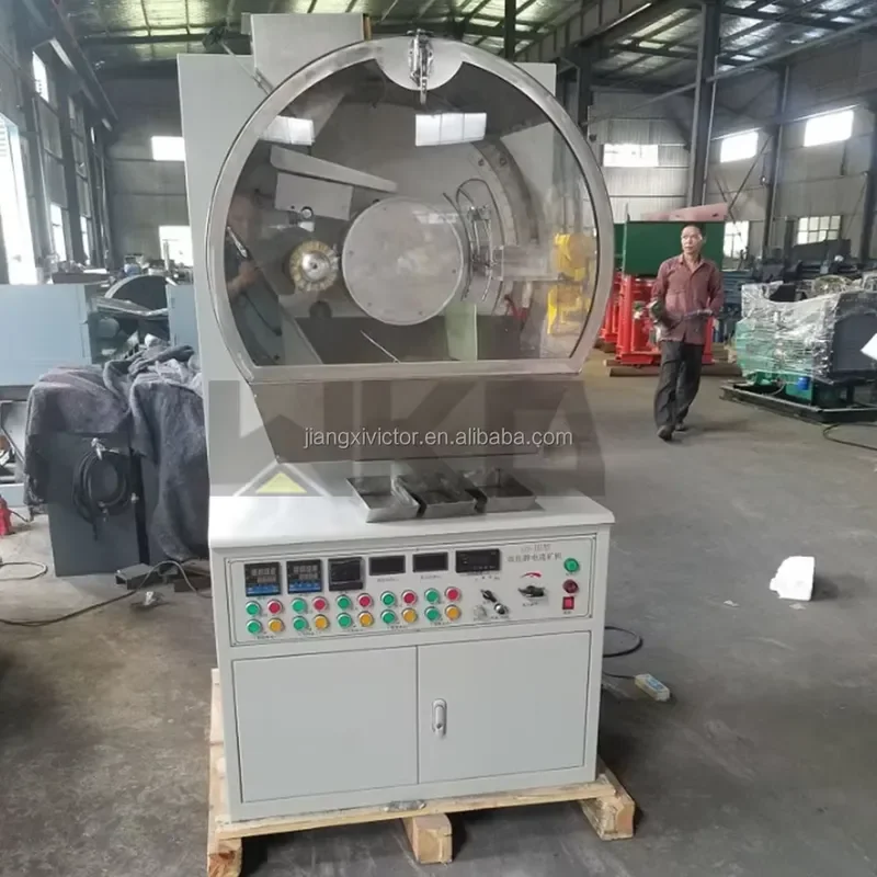 i Lab Electrostatic Separator XDF-250*200 High Tension/Voltage 60KV for Zircon Black Sand Rutile with Core PLC Components