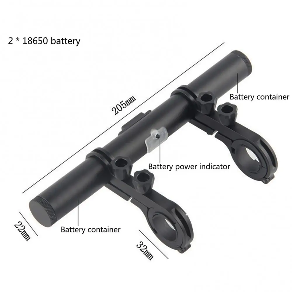 Bicycle Handlebar Extended Bracket With Rechargeable Batteries As A Power Bank Bike Computer Holder Lamp Support MTB Accessories