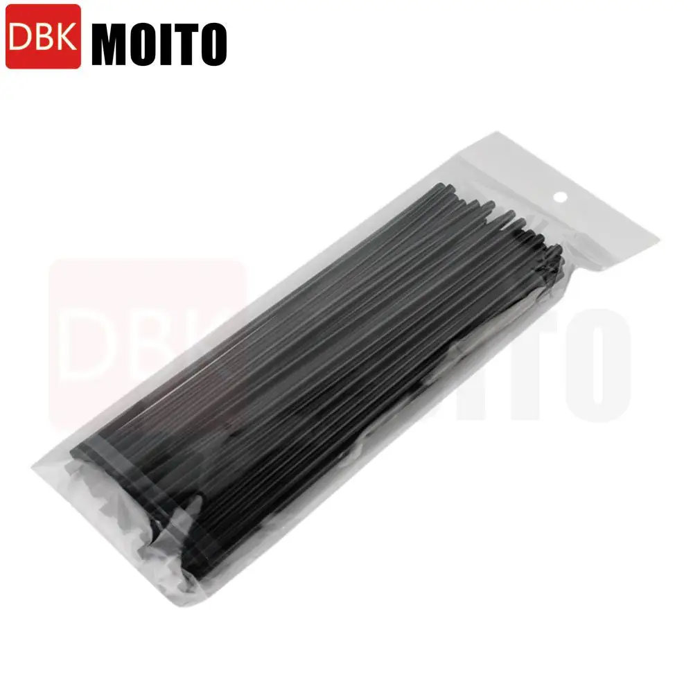 For Motocross Bicycle Bike Spoke Skins Spoke Covers 12 Colors 24CM  Trim Wrap Cover Decoration Protector Pipe