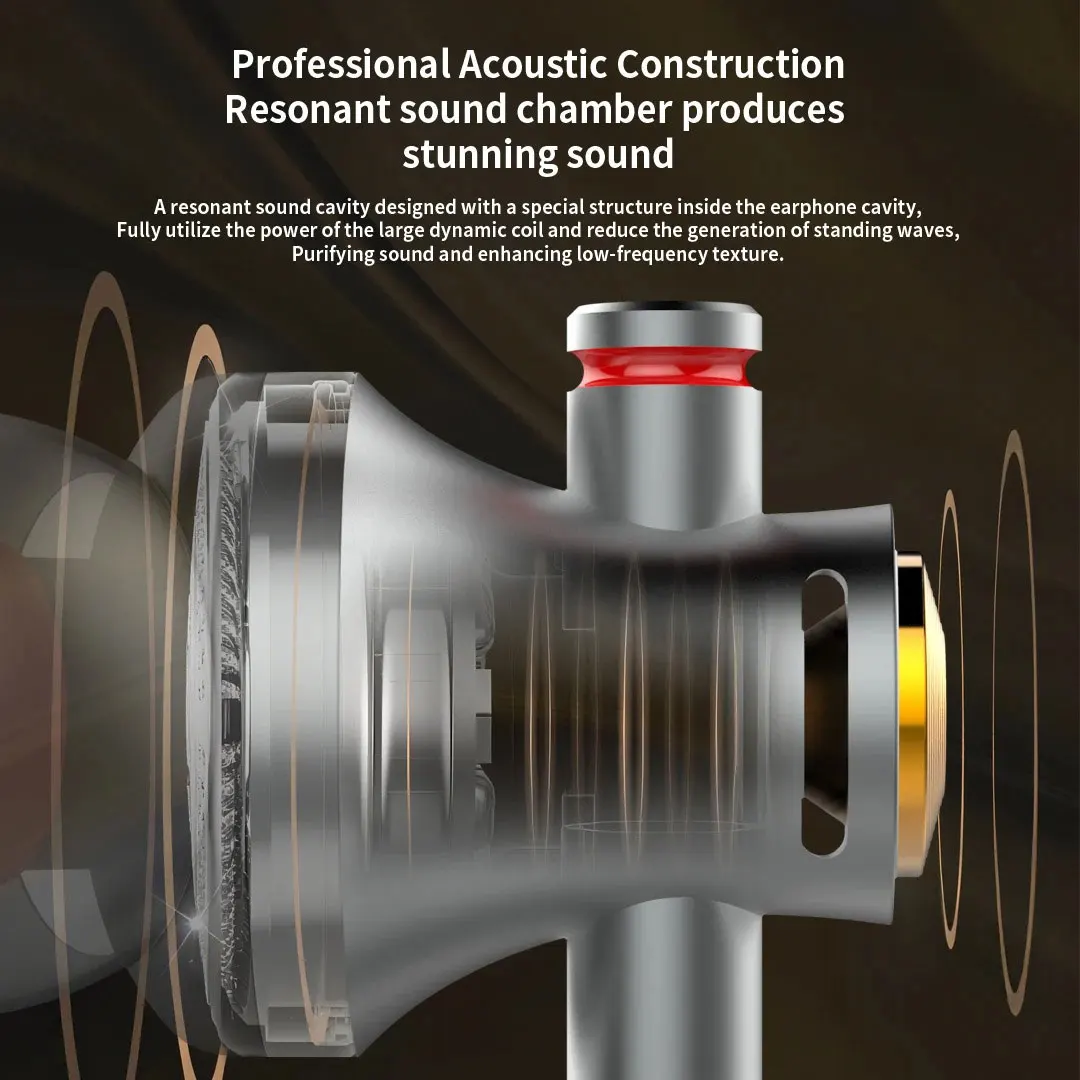 EARDECO 3.5 ملم/typec سماعات رأس سلكية باس سماعة داخل الأذن الألعاب ياربود الرياضة الموسيقى السلكية سماعة أذن مع هيئة التصنيع العسكري ستيريو