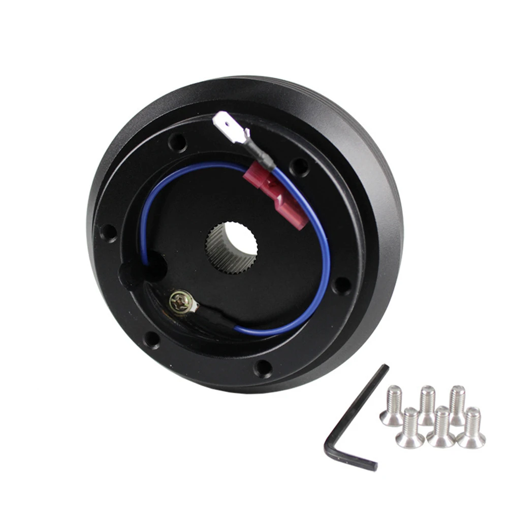 

Black 6 Hole Steering Wheel Hub Adapter Boss Kit For Toyota Camry Corolla Celica 120H