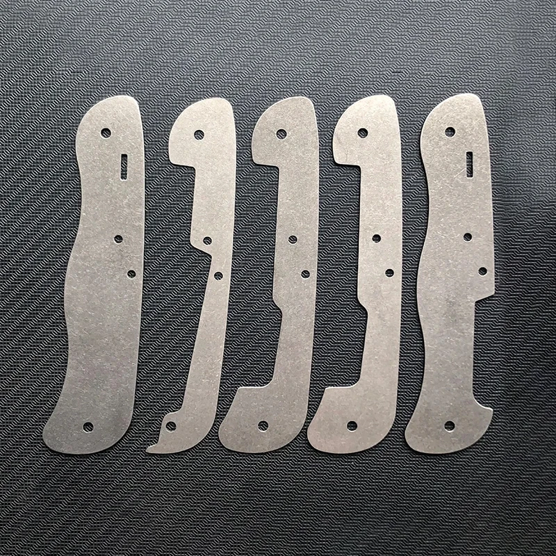 5 Types Titanium Alloy Knife Part Liners Lining Spacer Board For 111MM Victorinox Swiss Army Knives 0.5MM 0.8MM 1MM Thickness