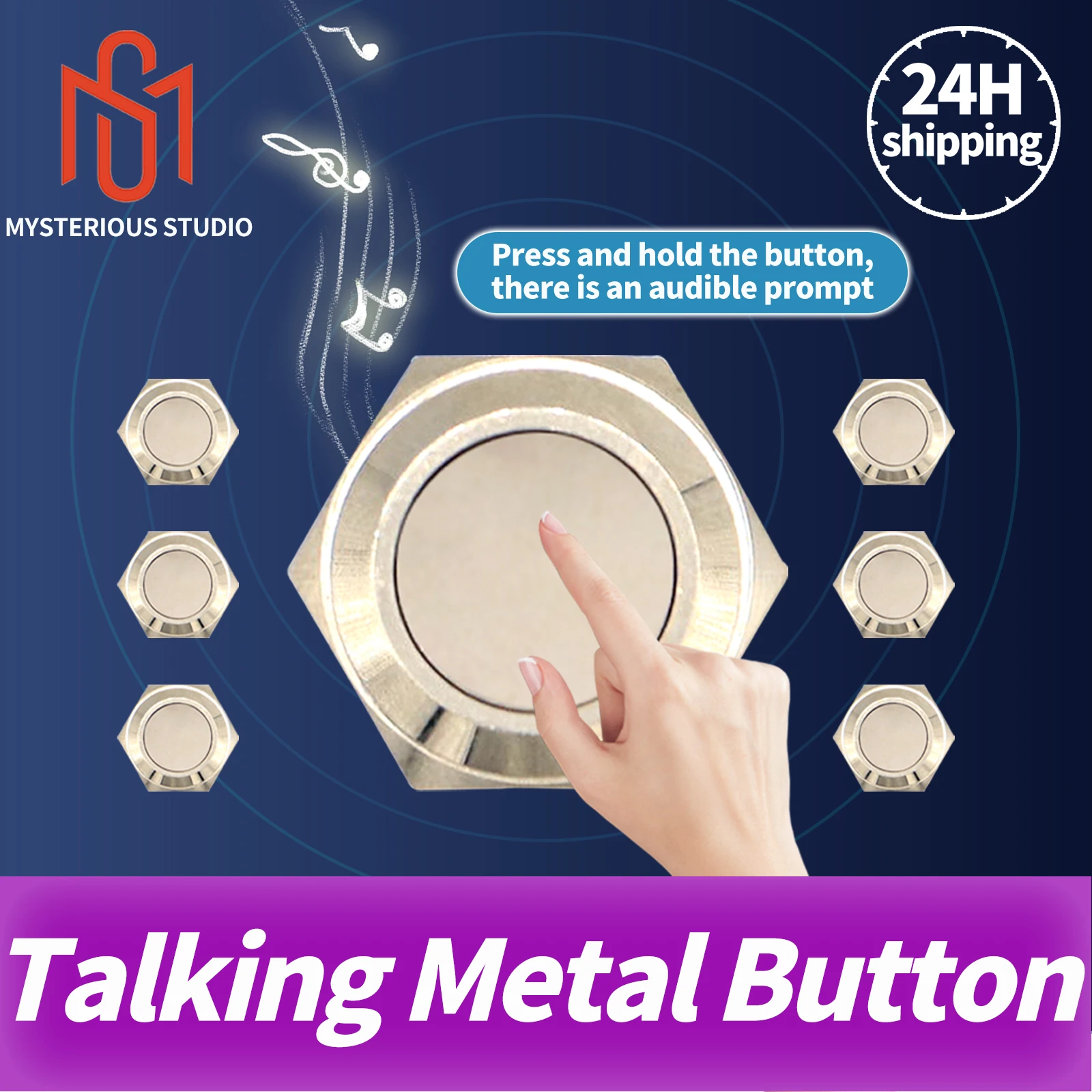  Escape Room Prop Talking Metal Buttons Figure Out The Correct Sequence Via Continuous Attempts And Sound Tip Charmber Game