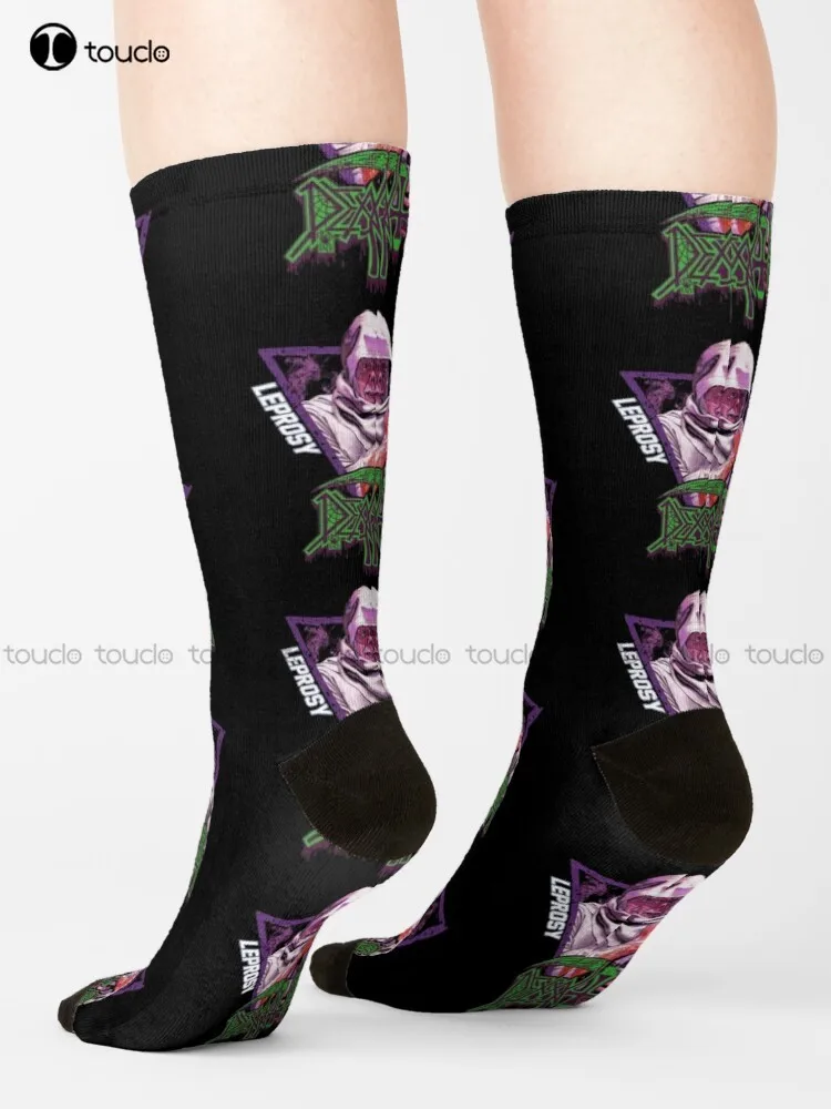 Death Leprosy Socks Halloween Women Socks Funny Art Streetwear Colorful Cartoon Socks Christmas New Year Gift Unisex Adult