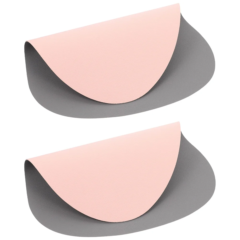 2 قطعة شكل البيض طاولة طعام المفارش البلاستيكية قابل للغسل عشاء حصيرة حفلة مطعم ديكور المنزل