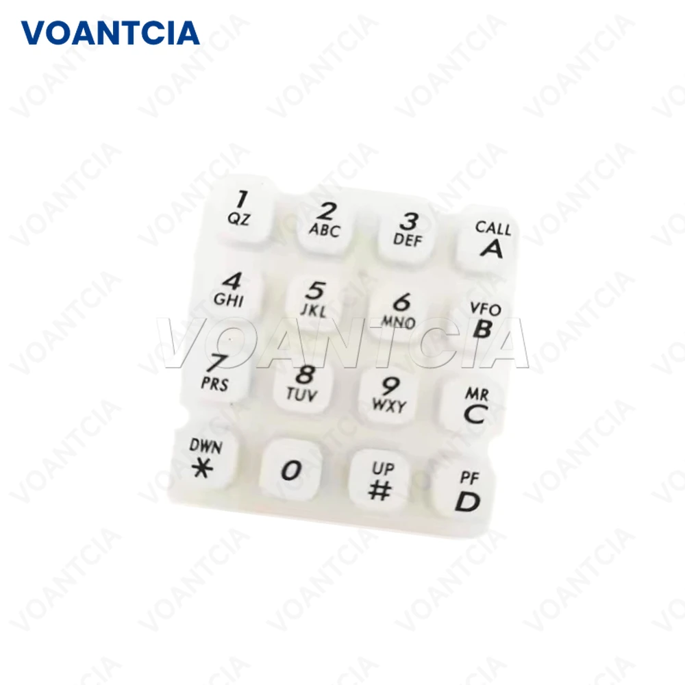 5pcs Keypad Number Digital Keyboard Button Rubber For Kenwood TM-271A TM-471A TM-281 TM-481 TM271 TM281 TM471 TM481 Radio