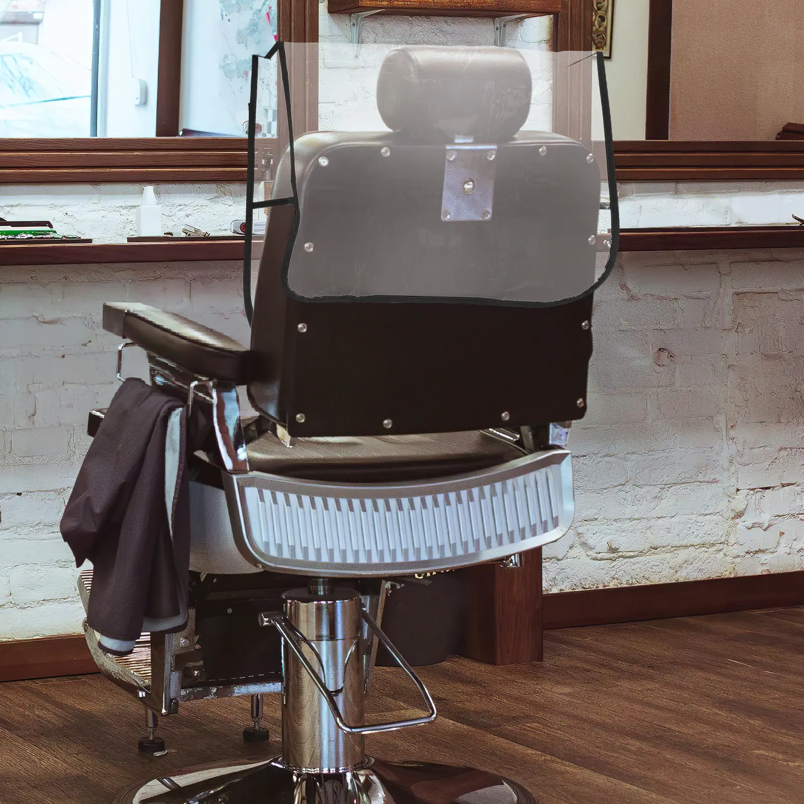 

Прозрачный защитный чехол из ПВХ для парикмахерского кресла, квадратный, для массажного кресла, защитный чехол для салонного кресла для стрижки волос