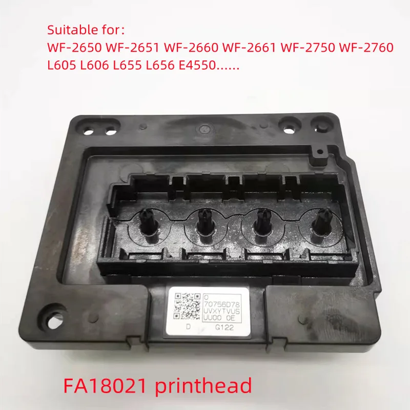 FA18021 Printhead Printer Print Head for Epson WF-2650 WF-2651 WF-2660 WF-2661 WF-2750 WF2650 WF2651 WF2660 L605 L606 L655 L656