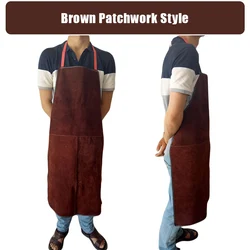 Professional Welding Apron Leather Cowhide Welder Protect Cloths Carpenter Blacksmith Garden Clothing Working Apron