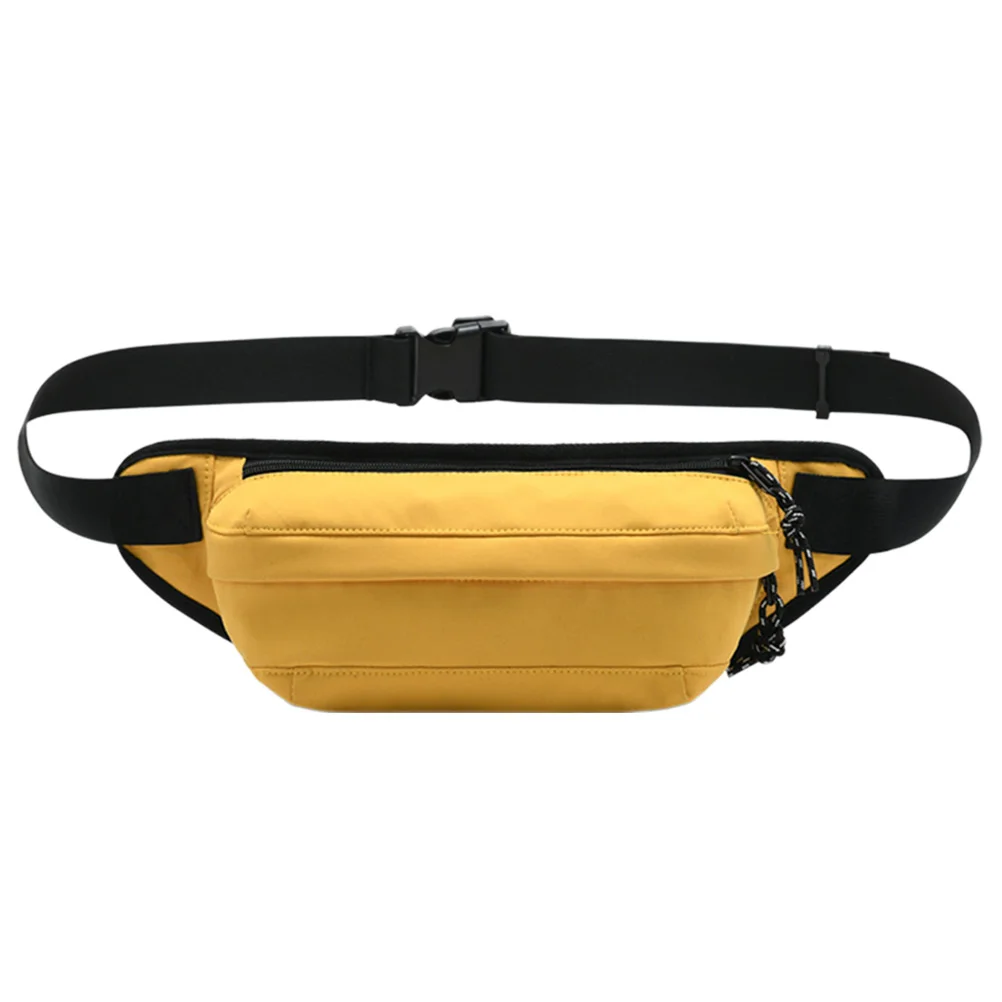

1Pcs High- Waist Bag Exquisite Workmanship Large Capacity Comfortable Wear Adjustable Strap for Women Men Yellow