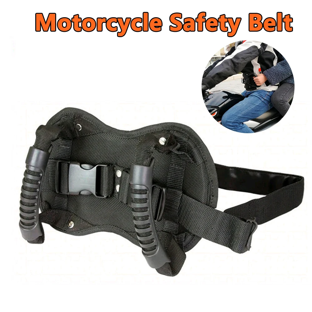 Universal Motorrad Roller Sicherheit Gürtel Rücksitz Passagier Grip Haltegriff Nicht-Slip Strap Motorrad Sitz Gurt Für Kinder