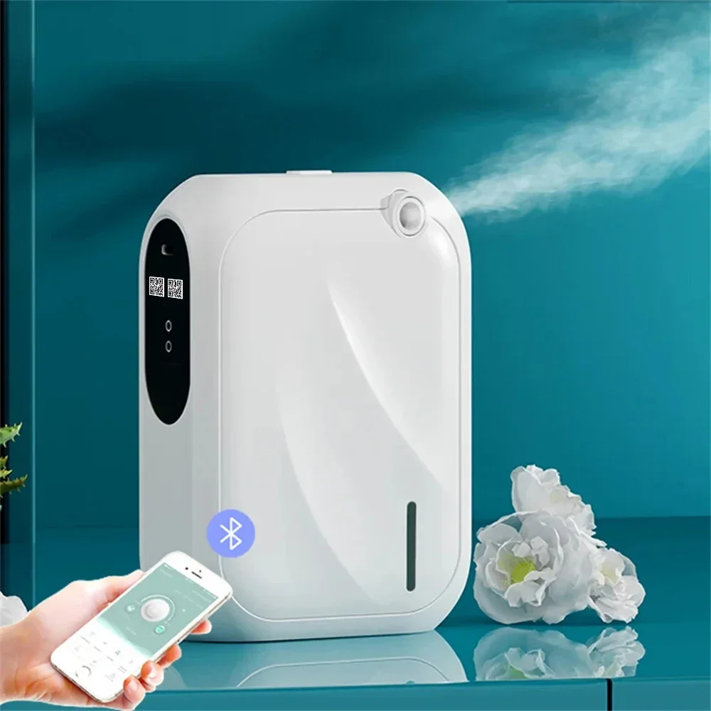 Room Fragrance Diffuser 200m³ Wall Mounted Essential Oil Diffuser Scent Machine Bluetooth APP Control Home Air Freshener Device