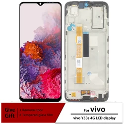 Original 6.58 ” For Vivo Y53s 4G LCD Display Touch Screen Digitizer Assembly Vivo Y53s 5G With Frame