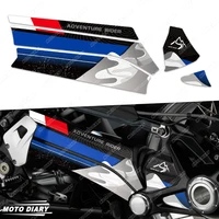 Para R1250 GS Adv R1200 GS GSA Triple Black Rallye 40 años GS Trophy pegatina basculante para motocicleta calcomanías de protección de brazo oscilante
