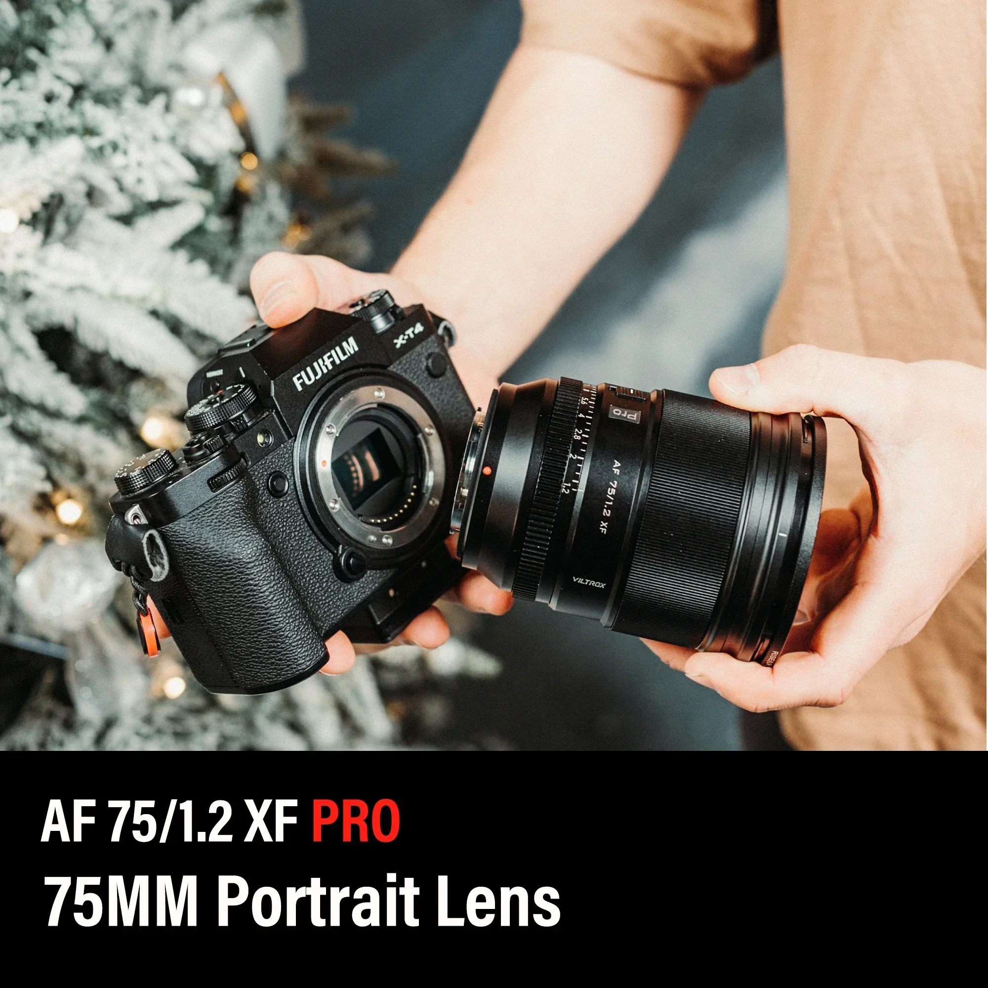 VILTROX 75mm F1.2 Sony E Nikon Z  Fuji X Lens Auto Focus Large Aperture Portrait APS-C for Fujifilm Sony Nikon Mount Camera Lens