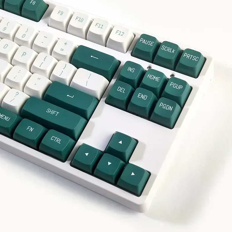 Melkgroen mechanisch op maat gemaakte keycap XDA sublimatie PBT-materiaal origineel gevoel magnetische as DIY-persoonlijkheid