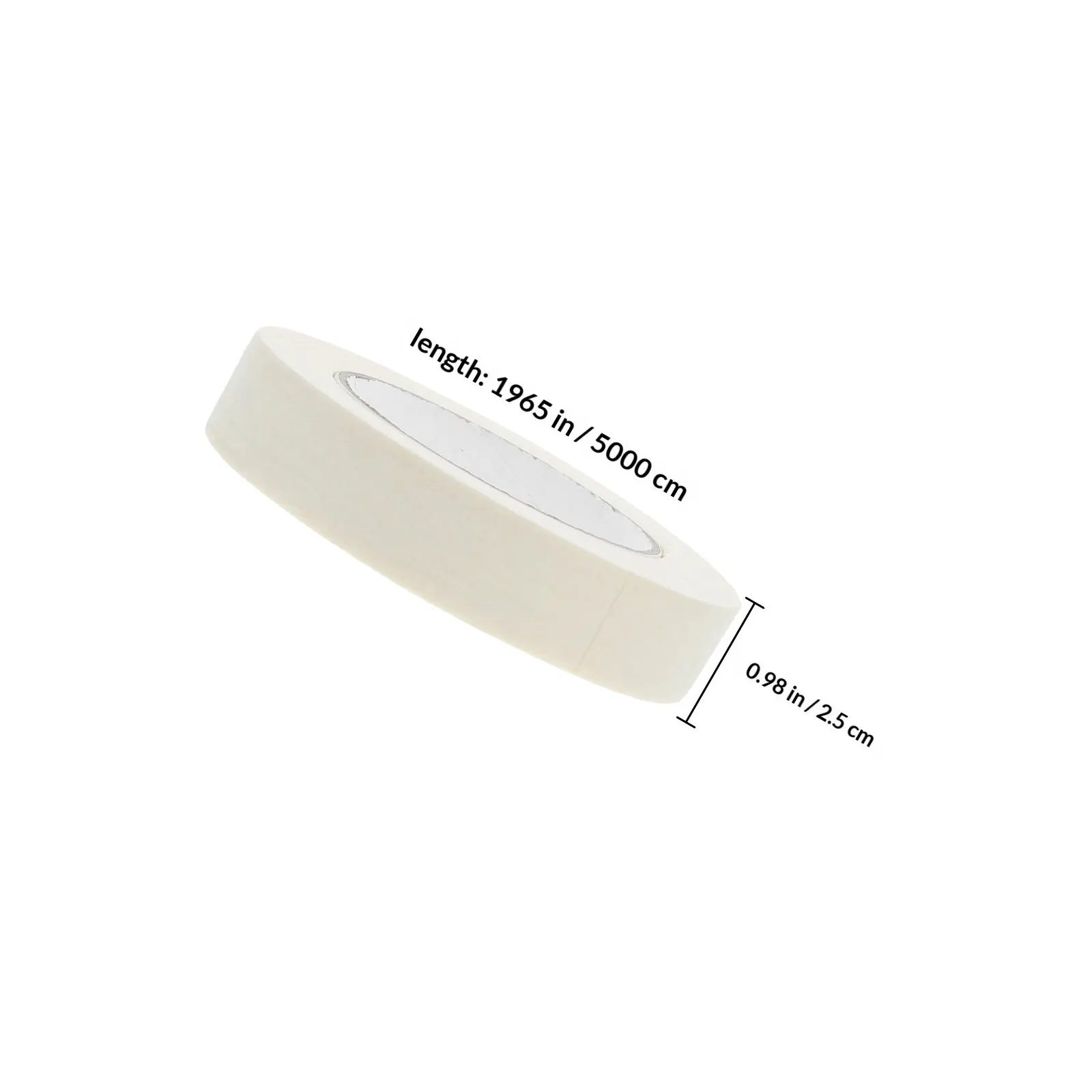 1 Roll High Adhesion Masking Tape for Painting Car Spraying Art Projects Student Drawing Labeling Craft DIY Bulk Supply Thin