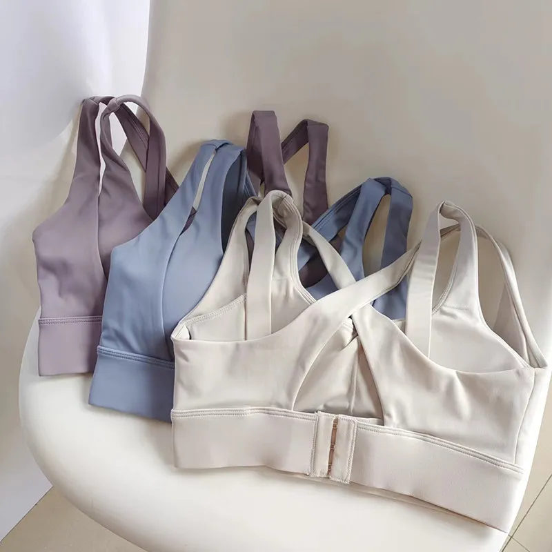 

Спортивный бюстгальтер с высокой поддержкой и защитой от ударов для женщин: дышащий, для бега, прыжков со скакалкой, йоги, фитнеса, топ-майка