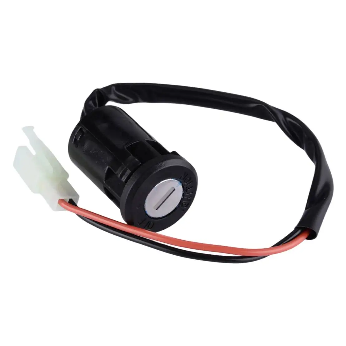 Motorcycle ATV 2 Wire Electric Door Ignition Switch Lock With 2 Keys Set