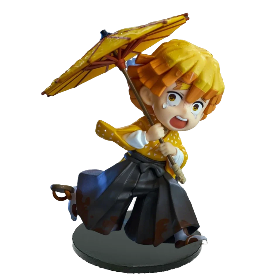 Anime Demon Slayer Kimetsu no Yaiba Figur 15cm Kochou Shinobu Kanroji Mitsuri Plum Rain Serie Actionfigur Modell Spielzeug Geschenk