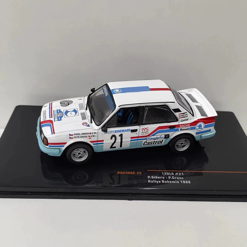 IXO Scala 1/43 130LR # 21 1988 Modello di auto di simulazione in lega Collezione statica Decorato Regali di festa Giocattoli Regalo souvenir