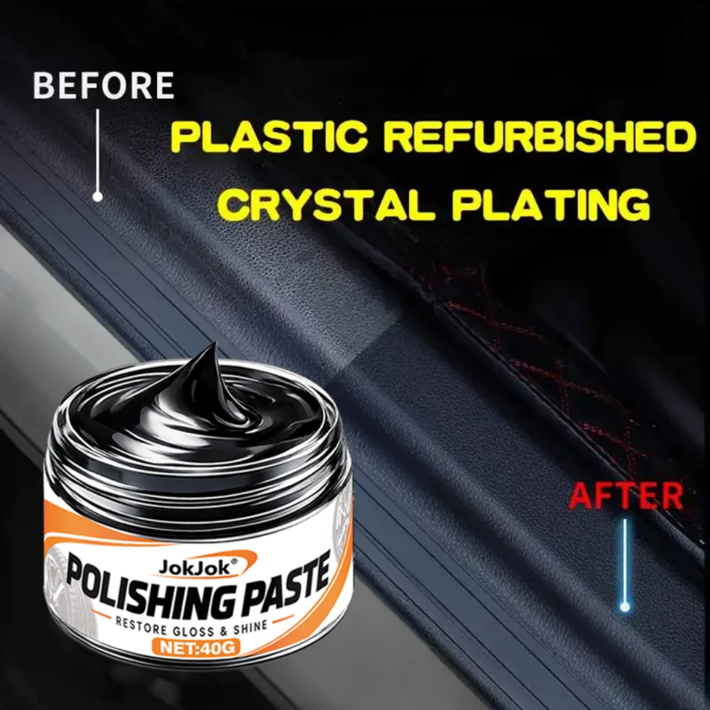 Car Plastic Restorer Back To Black Gloss Auto Interior Leather & Panel Renewal Wax Coating Agent Auto Polish And Repair Coating