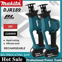 Makita DJR189 Cordless Electric Reciprocating Saw Brushless Rechargeable Wood Metal Cutting Saw Portable Saw Power Tool 18V