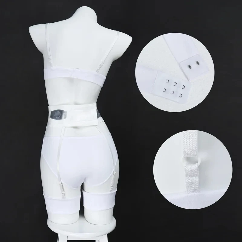 

KKL3Women Halloween Carnival Suit Space Battle Disguise Princess Leia Cosplay Sexy Bikini Set Costume k15[[