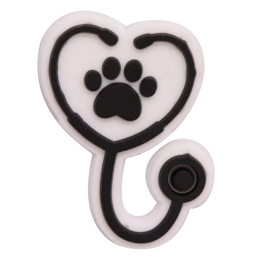 1Pcs Pet Priendly Stethoscope veterinary Backpack Brooch Pin Clothes Badges Lapel Pin Party Birthday Gift Decoration Accessories